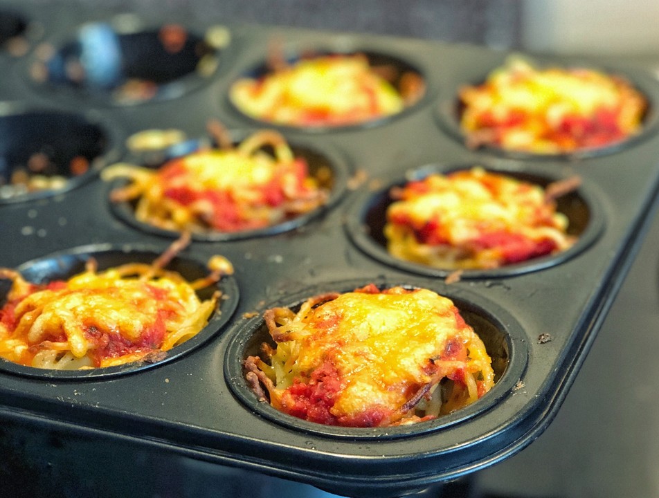 Spaghettinester in Muffinform von italiamann | Chefkoch Spaghettinester in Muffinform von italiamann | Chefkoch
