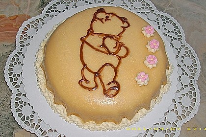 Orangencreme für eine Motivtorte (Bild)