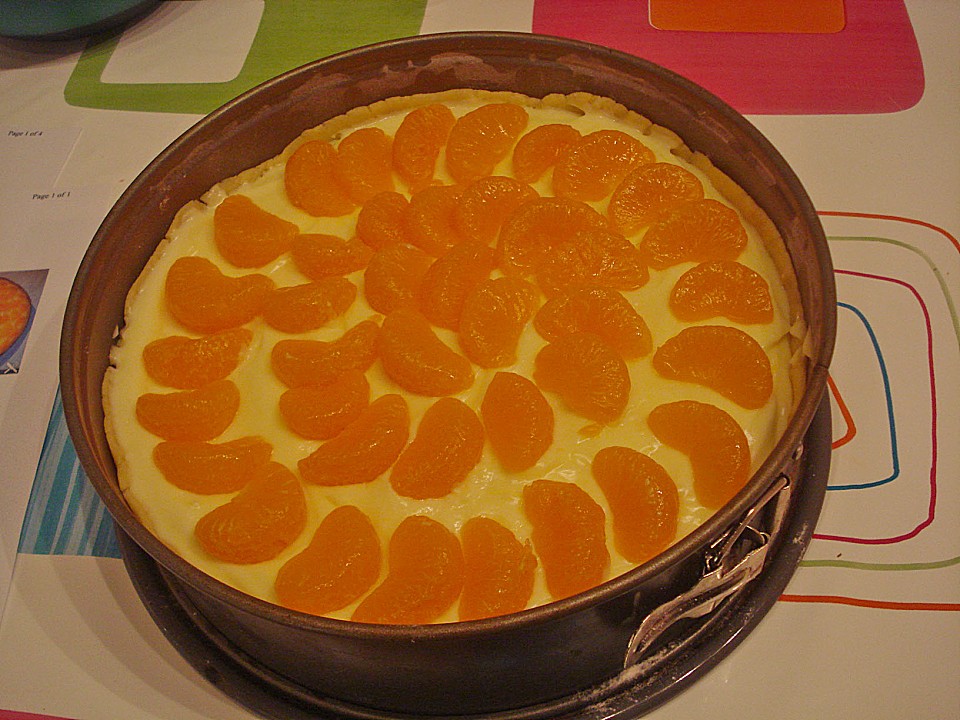 Mandarinen - Schmand - Kuchen von lissa | Chefkoch