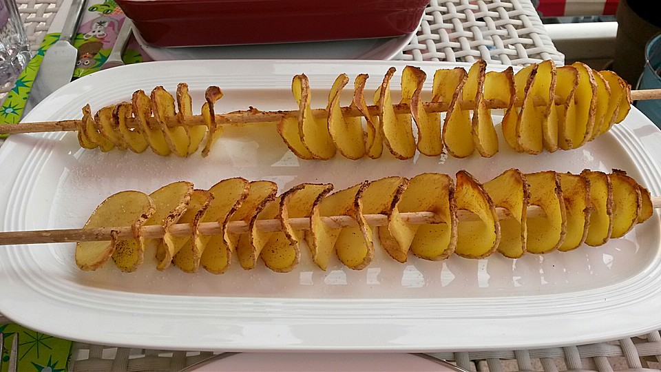 Kartoffelchips auf Spießen von cookie48 | Chefkoch