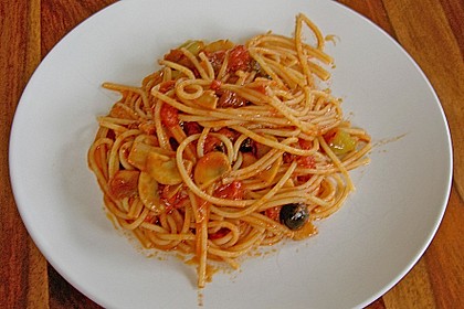 Spaghetti mediterraneo (Bild)