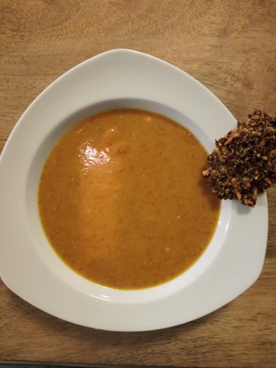 Möhrencremesuppe mit Kidneybohnen von Videomont | Chefkoch