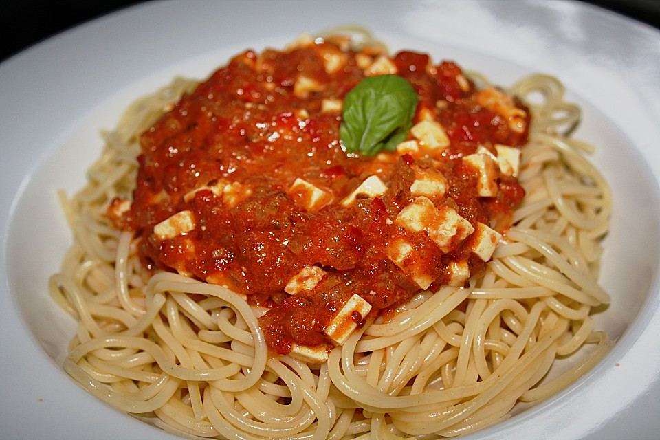 Spaghetti mit Tomatensoße von amellie | Chefkoch