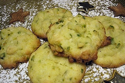 Pistazien - Limetten Cookies (Bild)
