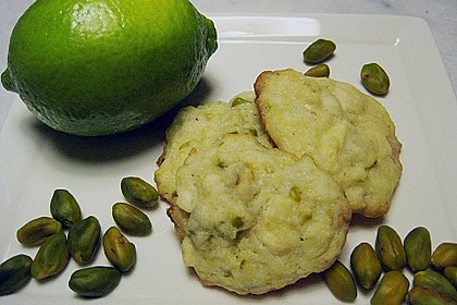 Pistazien - Limetten Cookies (Bild)