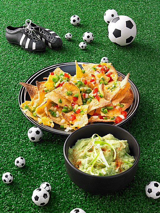 Überbackene Nachos mit Guacamole von montroig | Chefkoch.de