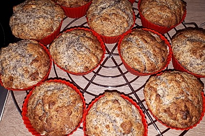 Mohn - Marzipan - Muffins (Bild)