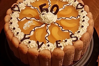 Pfirsich - Joghurt - Torte (Bild)