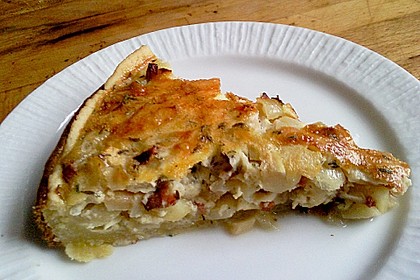 Zwiebel - Apfel - Kuchen (Bild)