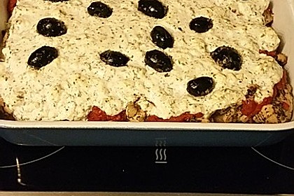 Iskender Auflauf mit Schafskäsesauce (Bild)