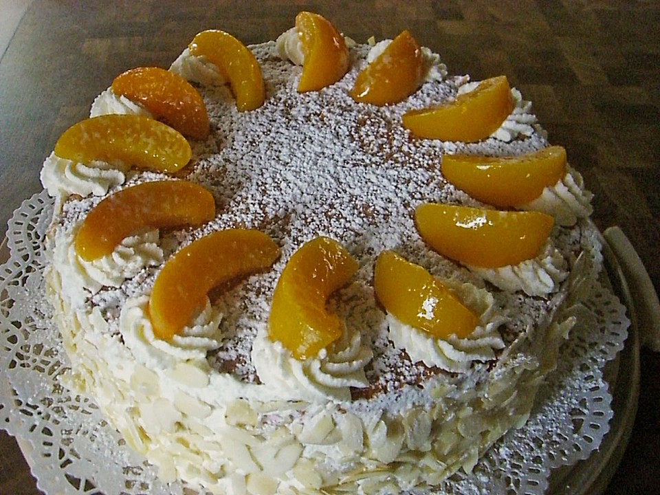 Pfirsich - Melba - Torte von Torte80 | Chefkoch