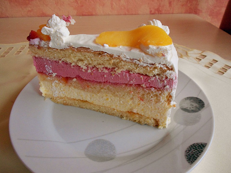 Pfirsich - Melba - Torte von Torte80 | Chefkoch