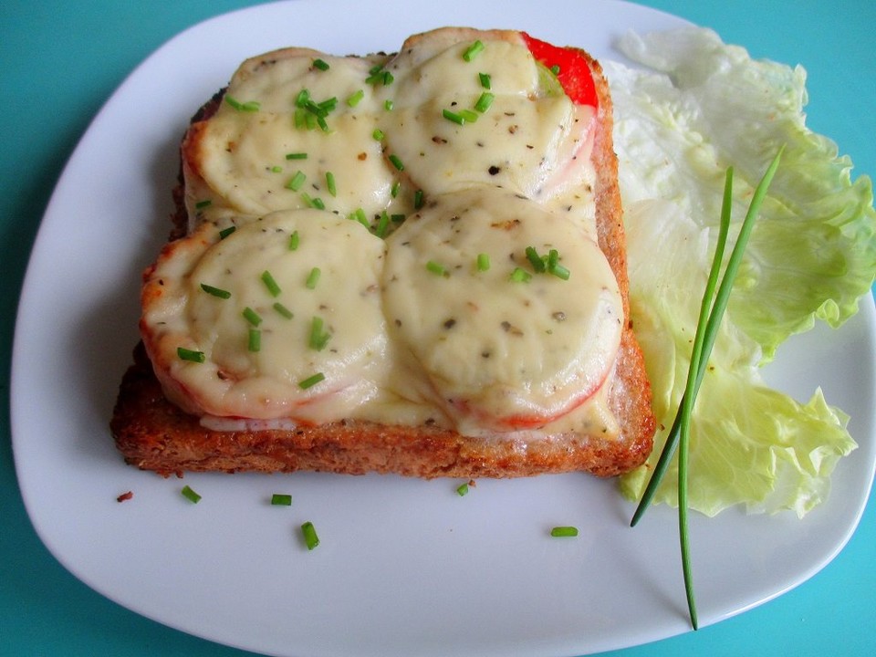 Sandwich mit Tomaten und Käse überbacken von Katjushka | Chefkoch.de