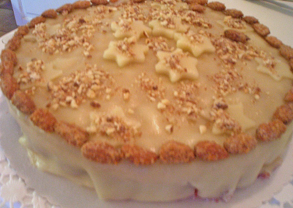 Gebrannte Mandel - Kirsch - Torte von Hobbykochen | Chefkoch