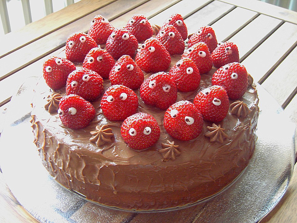 Erdbeertorte mit Augen von fairyangel | Chefkoch