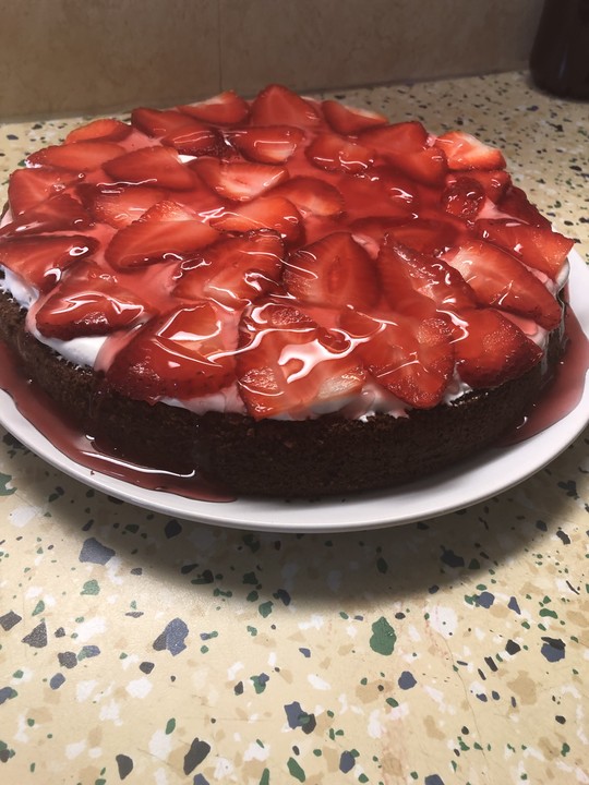Schoko - Mandel - Erdbeertorte von caroline48 | Chefkoch