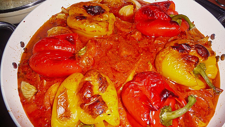Gefüllte Paprika mit Hackfleisch und Reis von elena-2005 | Chefkoch