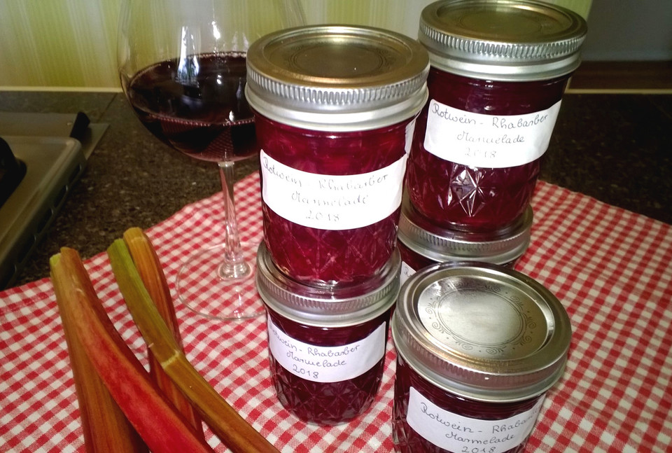 Rotwein - Rhabarber - Marmelade von sternenschnuppe65 | Chefkoch