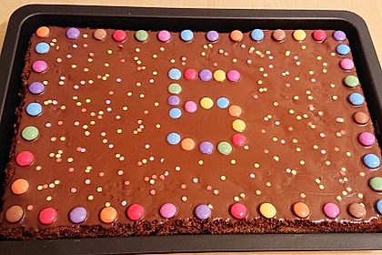 Der weltbeste Schokoladen-Blechkuchen (Bild)