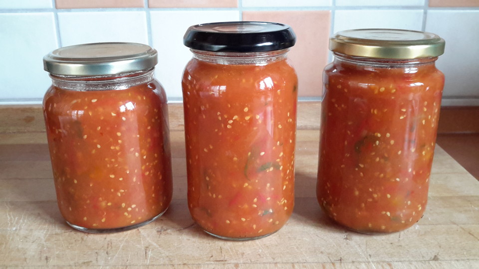 Pikant - scharfe Tomatenmarmelade von Brigitteb | Chefkoch