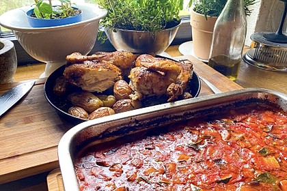Brathähnchen à la Claudia (Bild)