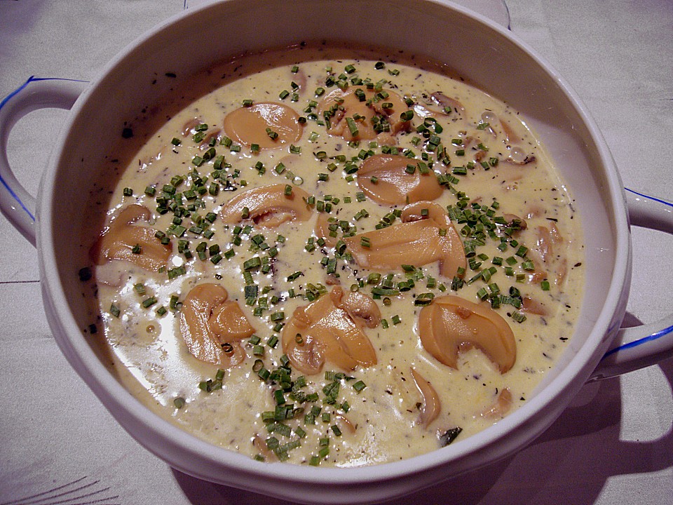Knoblauch - Champignon Cremesuppe von huskymusher | Chefkoch.de