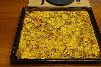 Gemüse - Feta - Kuchen (Bild)