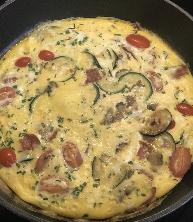 Zucchini - Omelett mit Käse von schnettili74 | Chefkoch