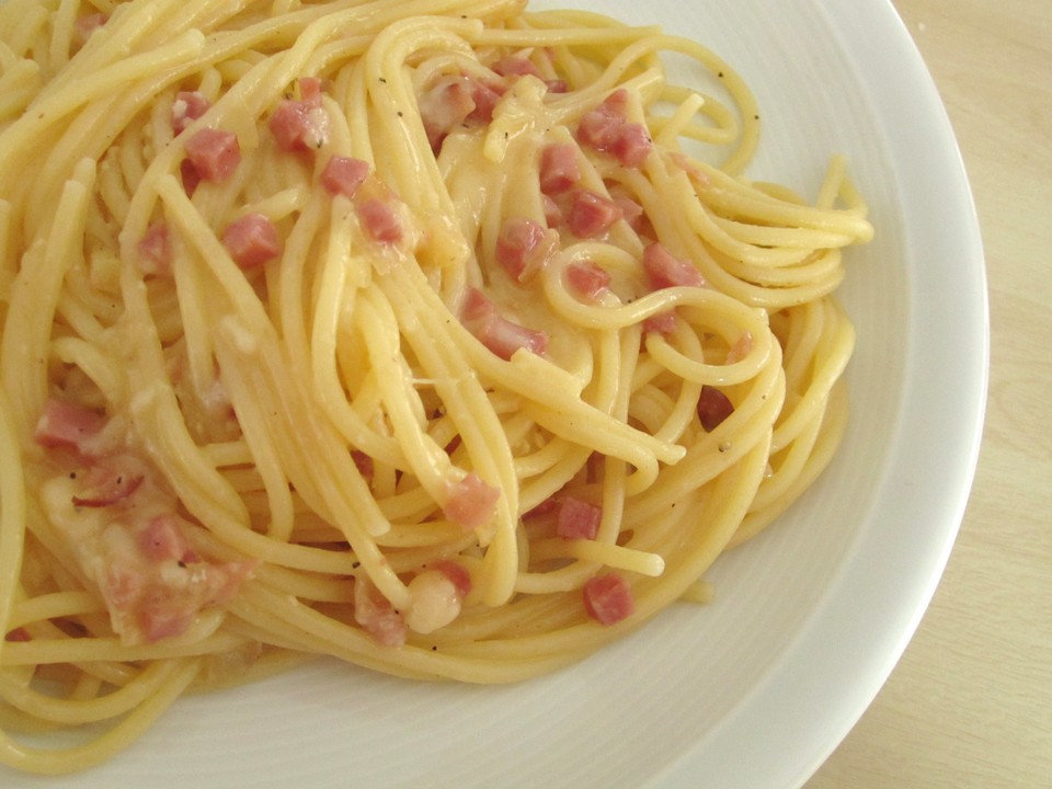 Spaghetti Carbonara ohne Sahne von Briesch | Chefkoch