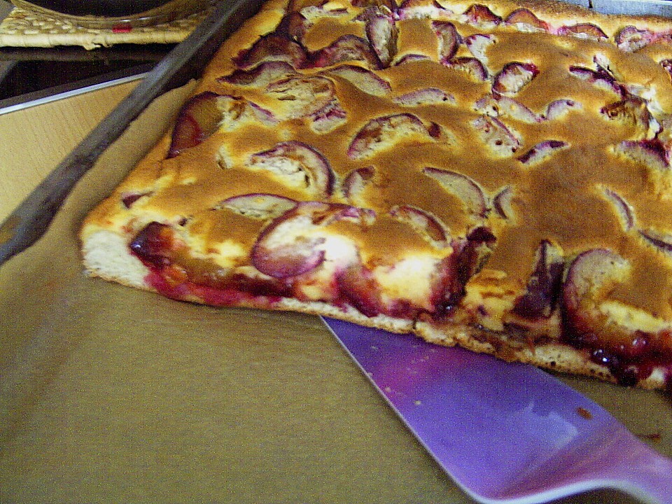 Guss für Pflaumenkuchen vom Blech von byzanth | Chefkoch Guss für Pflaumenkuchen vom Blech von byzanth | Chefkoch