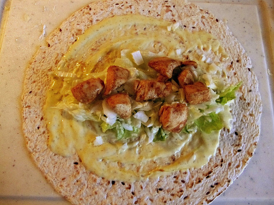 Burrito mit Hähnchen und Safransauce von Liony | Chefkoch