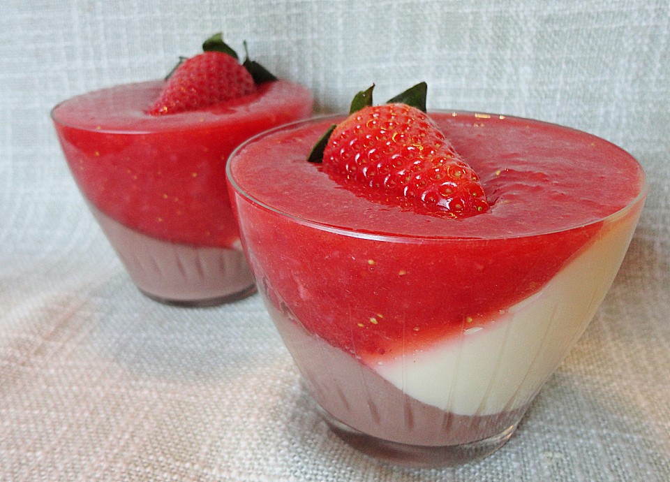 Erdbeer - Schoko - Vanille - Dessert von Titlis2912 | Chefkoch