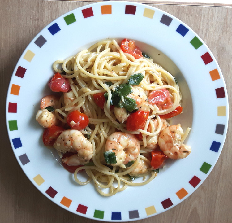 Pasta Scampi E Spinaci Alla Vapiano