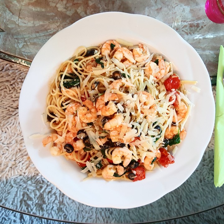 Pasta Scampi E Spinaci Alla Vapiano