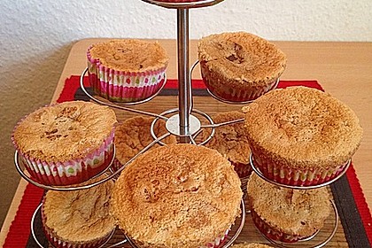 Einfache Nuss - Nougat - Muffins (Bild)