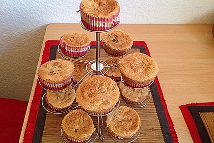 Einfache Nuss - Nougat - Muffins (Bild)