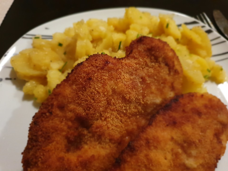 Panierte Schnitzel aus dem Backofen von MJ52 | Chefkoch