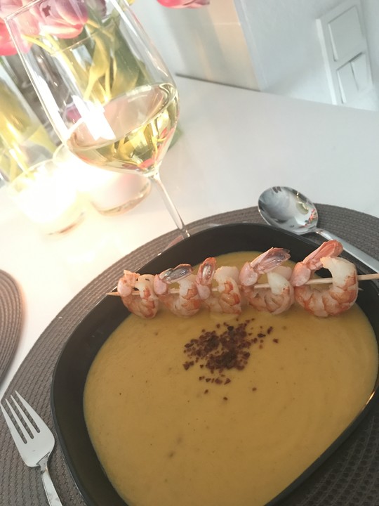 Möhren-Kokos-Suppe mit Mango - Ein leckeres Rezept | Chefkoch