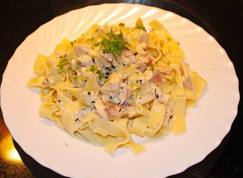 Pasta mit geräucherter Forelle und Fenchel von Kögi | Chefkoch