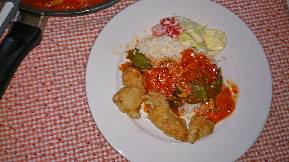 Gebackenes Hähnchen süß-sauer von küchenfritze86 | Chefkoch