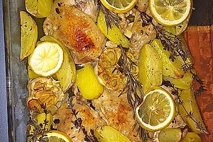 Köstliches Zitronenhähnchen (Bild)
