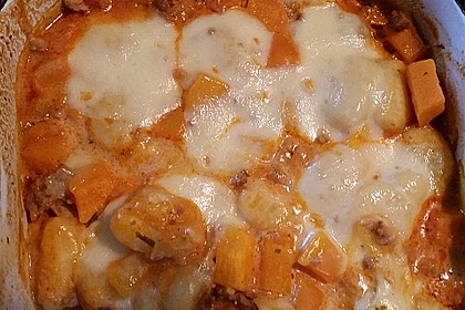 Saftiger Kürbis-Gnocchi-Auflauf (Bild)