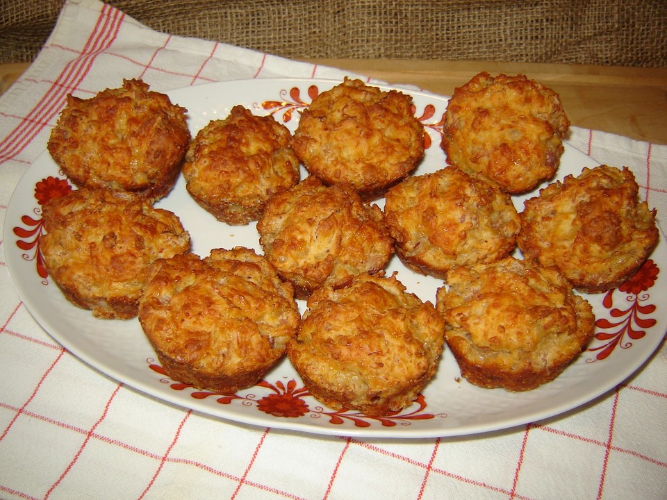 Käse-Schinken-Muffins ohne Ei von claudi1510 | Chefkoch