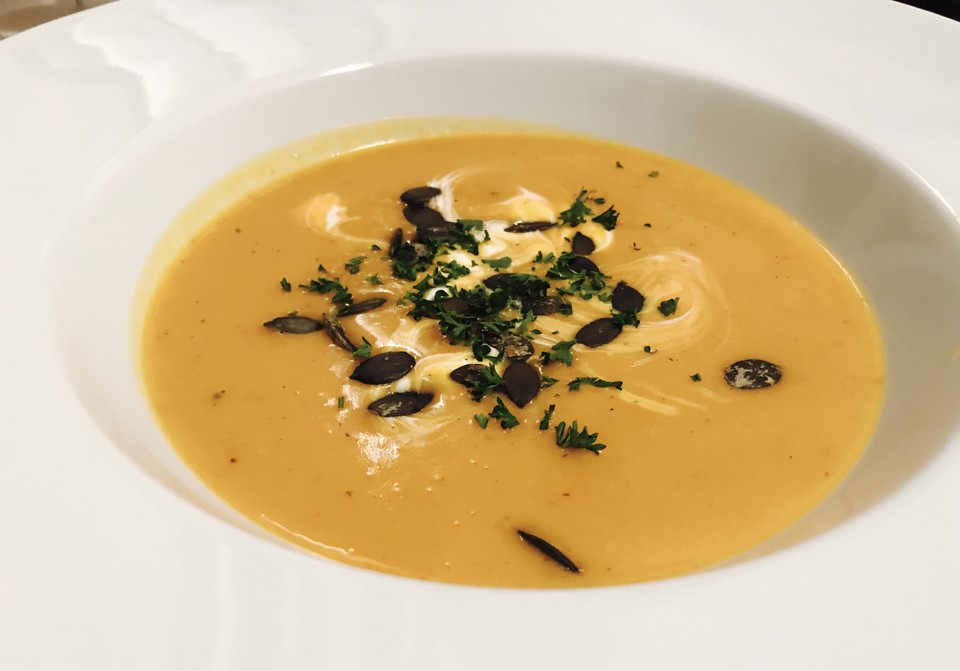 Kürbissuppe mit Kokos von badegast1 | Chefkoch Kürbissuppe mit Kokos von badegast1 | Chefkoch