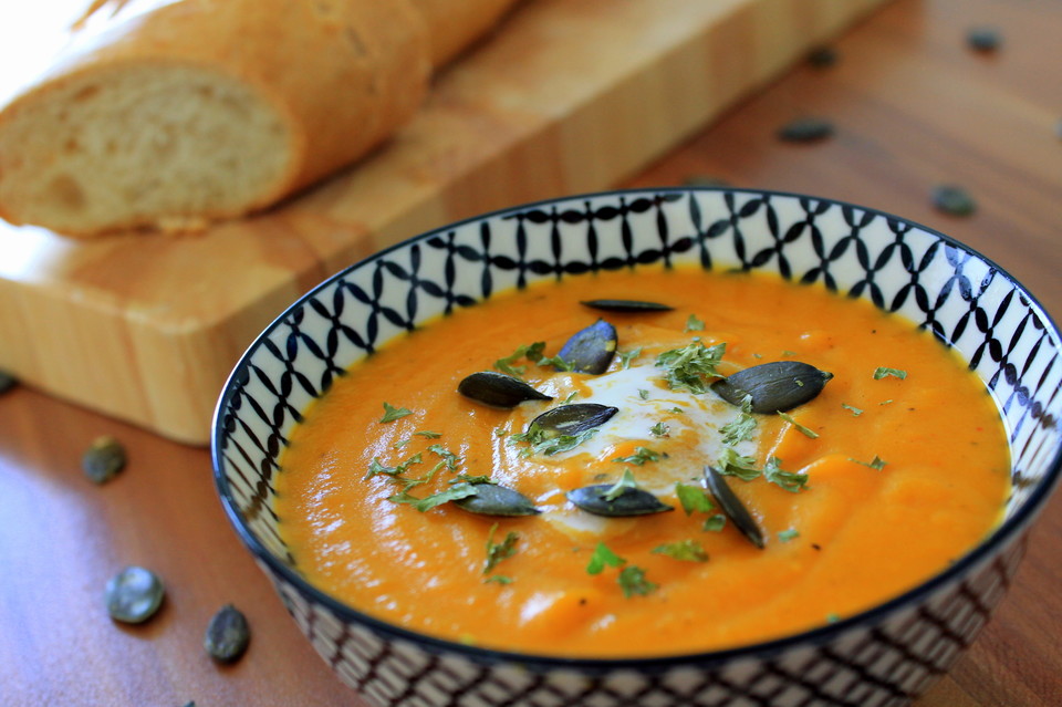 Kürbissuppe mit Kokos von badegast1 | Chefkoch Kürbissuppe mit Kokos von badegast1 | Chefkoch
