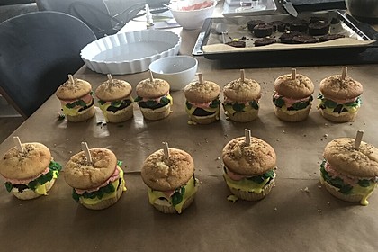 Hamburger Cupcakes (Bild)