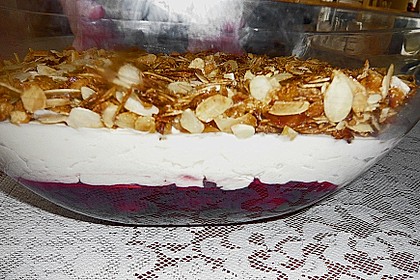 Frischkäse-Kirsch-Dessert (Bild)
