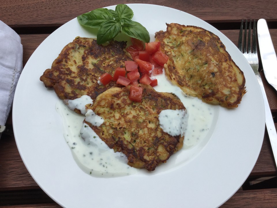 Zucchini-Schinken-Pfannkuchen für kleine Feinschmecker von Koelkast ...