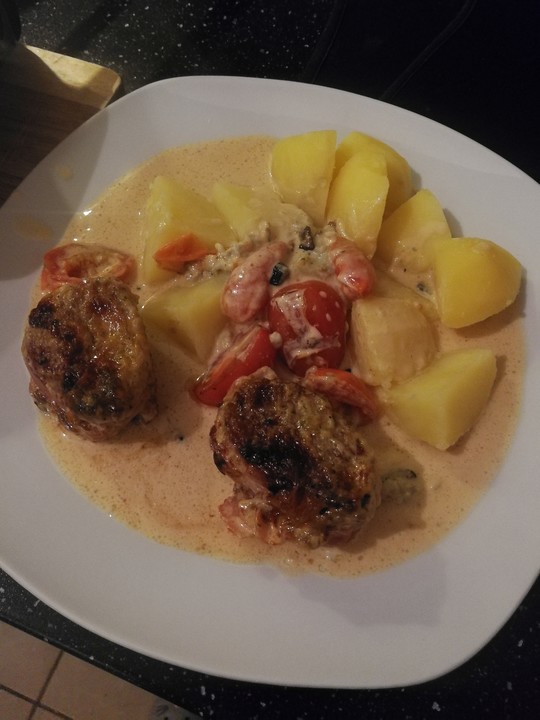 Schweinefilet mit Zucchini in Gorgonzola-Sahne-Sauce von Ginger88 ...