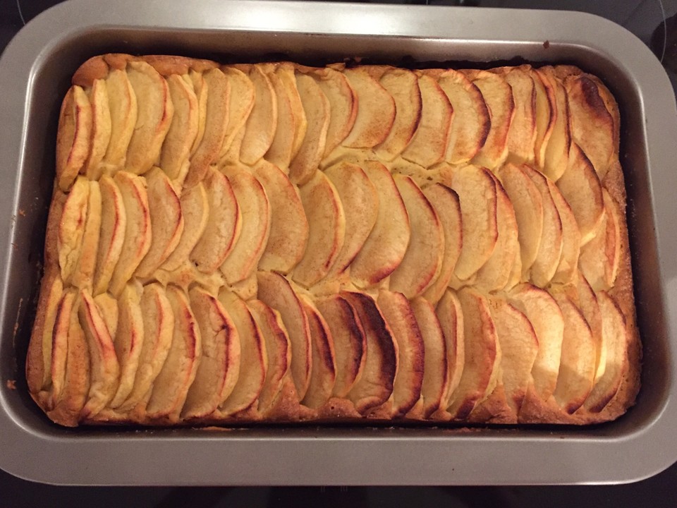 Apfel-Blechkuchen mit Ahornsirup von Kapi2011 | Chefkoch